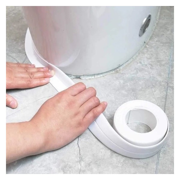 1/2 Fita Selante De Pvc 1M 3M 5M 10M À Prova D 'Água Para Cozinha / Banheiro / Banheira