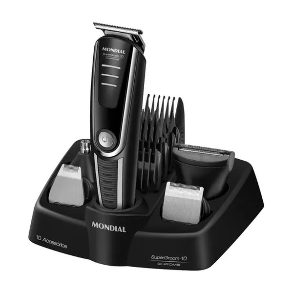 Aparador De Pelos Supergroom-10 Mondial Bivolt Bg-10