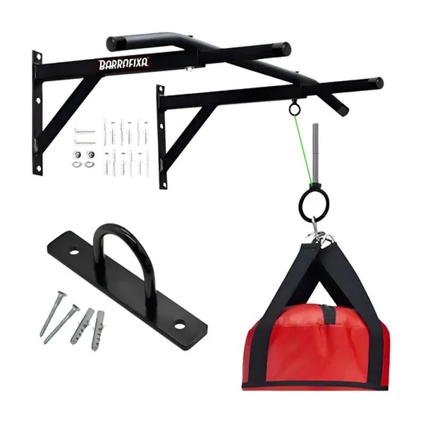 Barra Fixa Multifuncional Paralela Academia Musculação Epoxi
