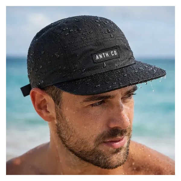 Boné Anth Co Aba Reta Water Five Panel Strapback Impermeavel