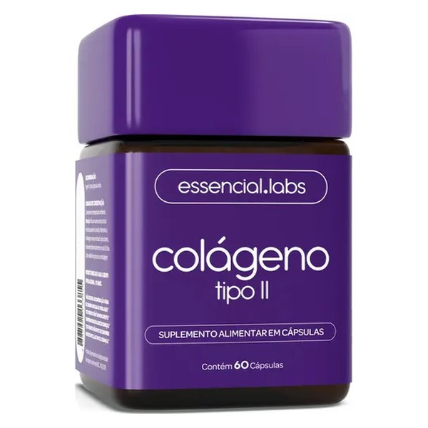 COLÁGENO TIPO 2 com 45mg - Fórmula Exclusiva com Máxima Concentração e Biodisponibilidade - 60 Cápsulas