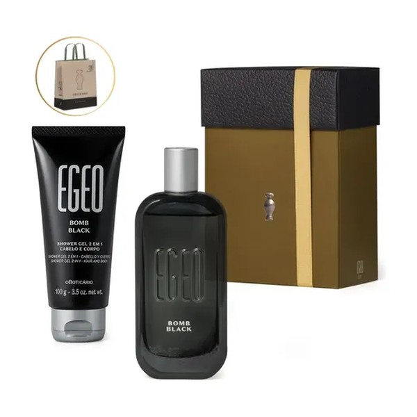 Egeo Bomb Black Kit Presente (2 Itens) O Boticário
