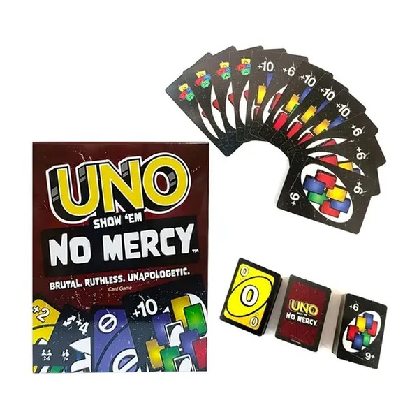 Jogo De Cartas Uno No Mercy Mattel