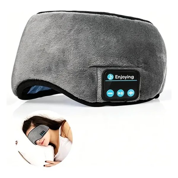 Máscara Bluetooth Para Dormir Tapa Olho Com Fone Embutido