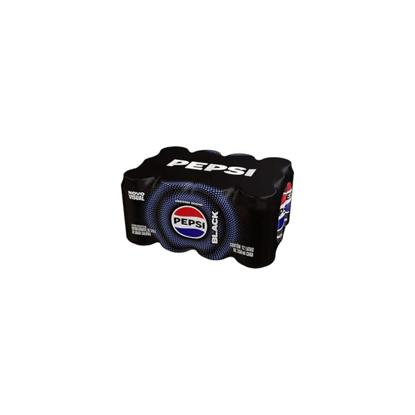Refrigerante Pepsi Zero BLACK, Lata 350Ml Pack (12 Unidades)