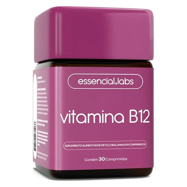 VITAMINA B12 Metilcobalamina - Fórmula com Máxima Pureza e Concentração - 30 Doses